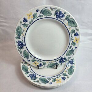 THREE Wedgwood Improvisation Amway Home Flowery Vine Accent Lunch Plate